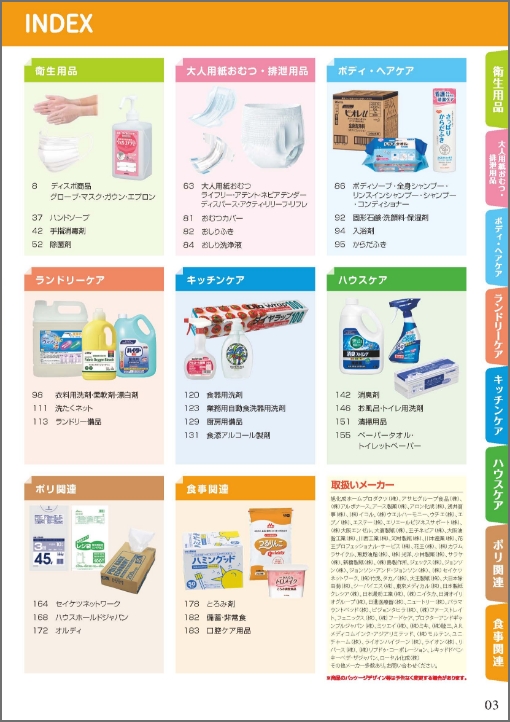 病院・介護施設向け消耗品